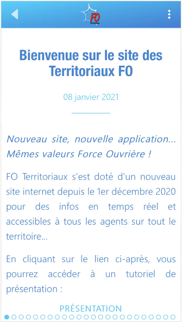 FO Territoriaux | Indus Appstore | Screenshot