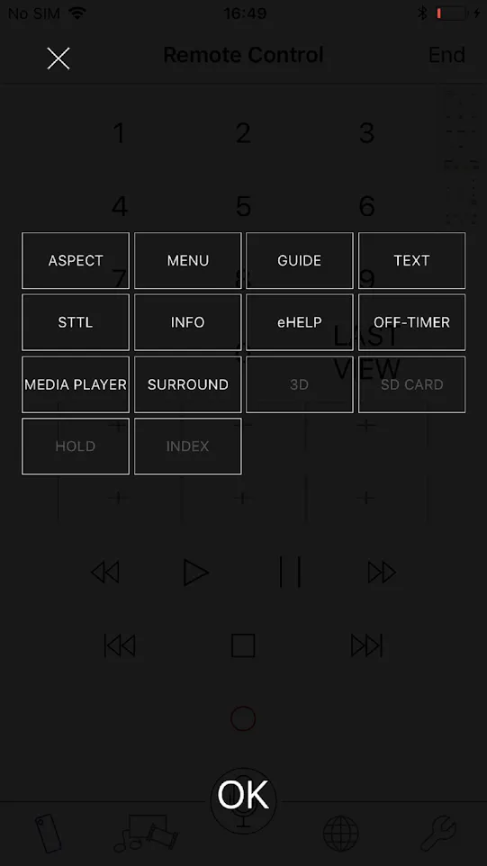 Panasonic TV Remote 3 | Indus Appstore | Screenshot