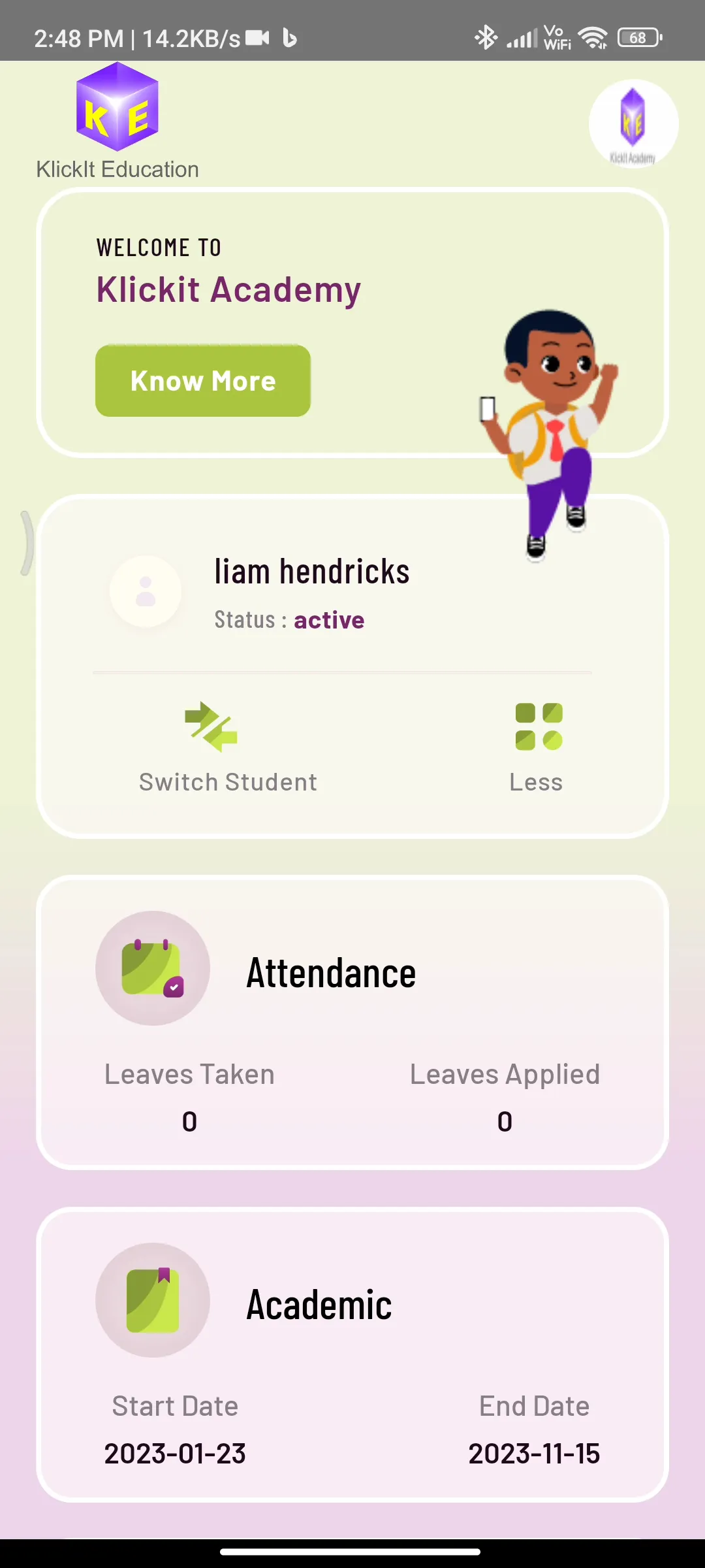 Klickit Parent App | Indus Appstore | Screenshot