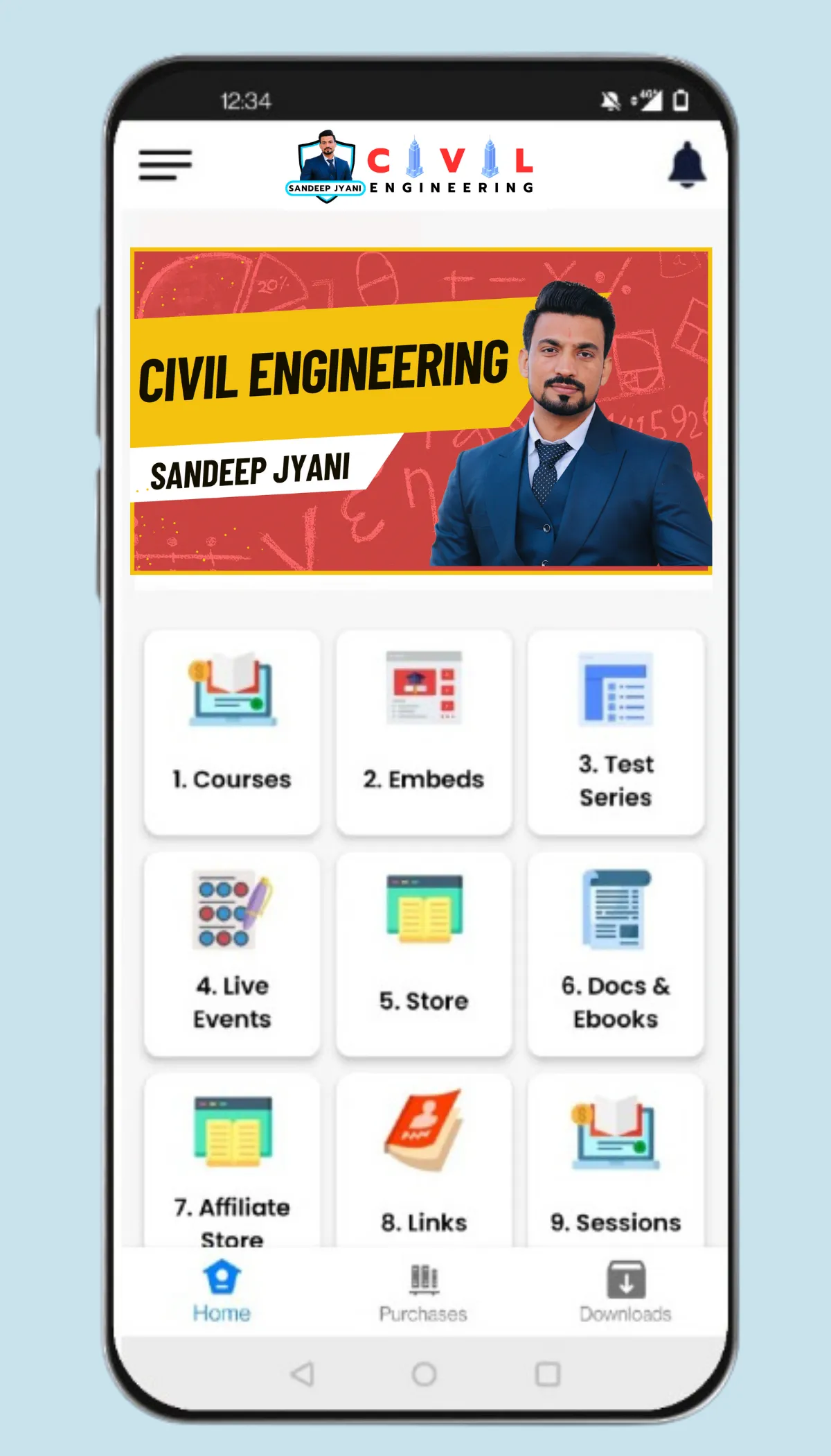 Sandeep Jyani Civil Engg | Indus Appstore | Screenshot