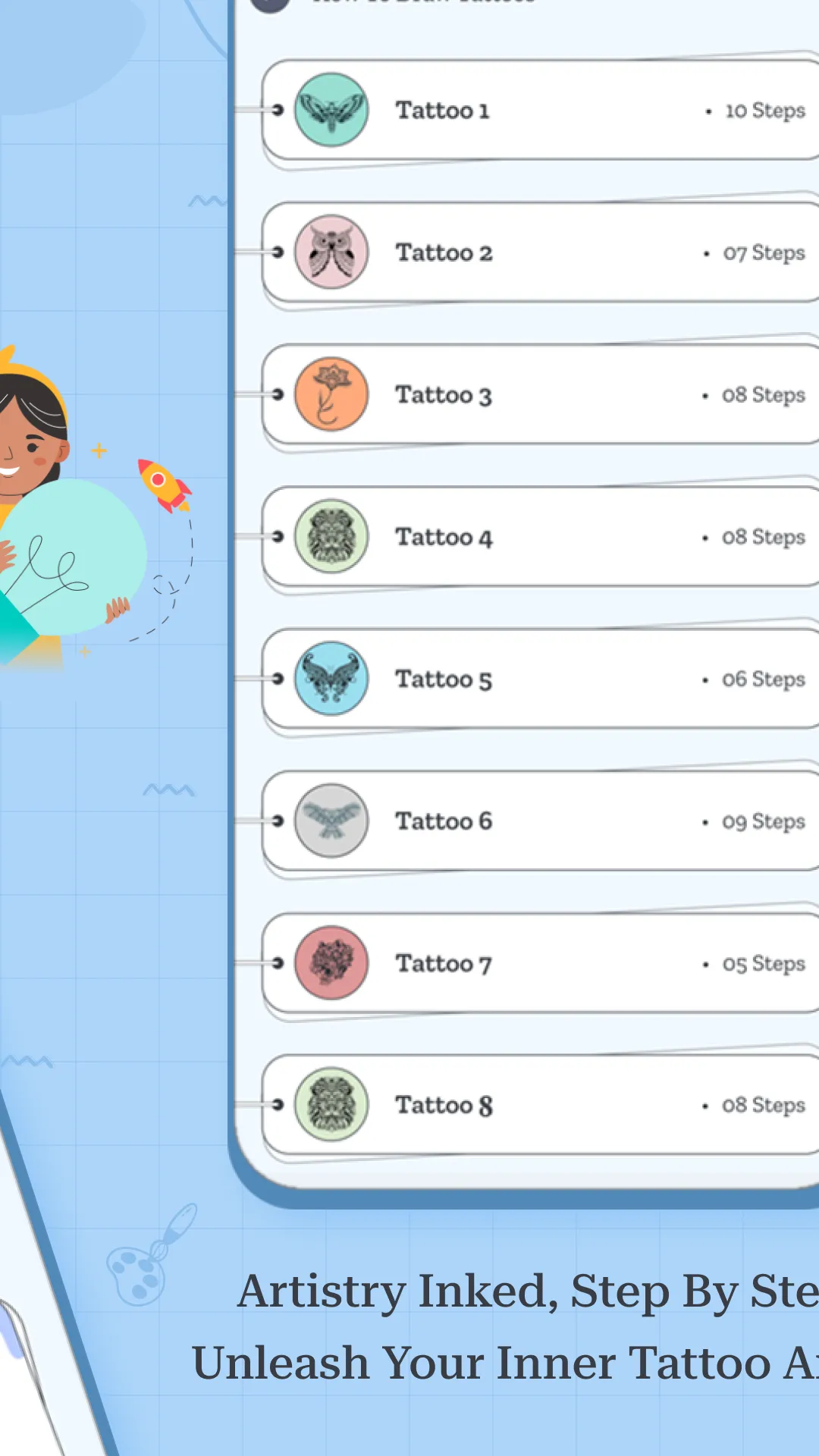 How To Draw Tattoos Offline | Indus Appstore | Screenshot