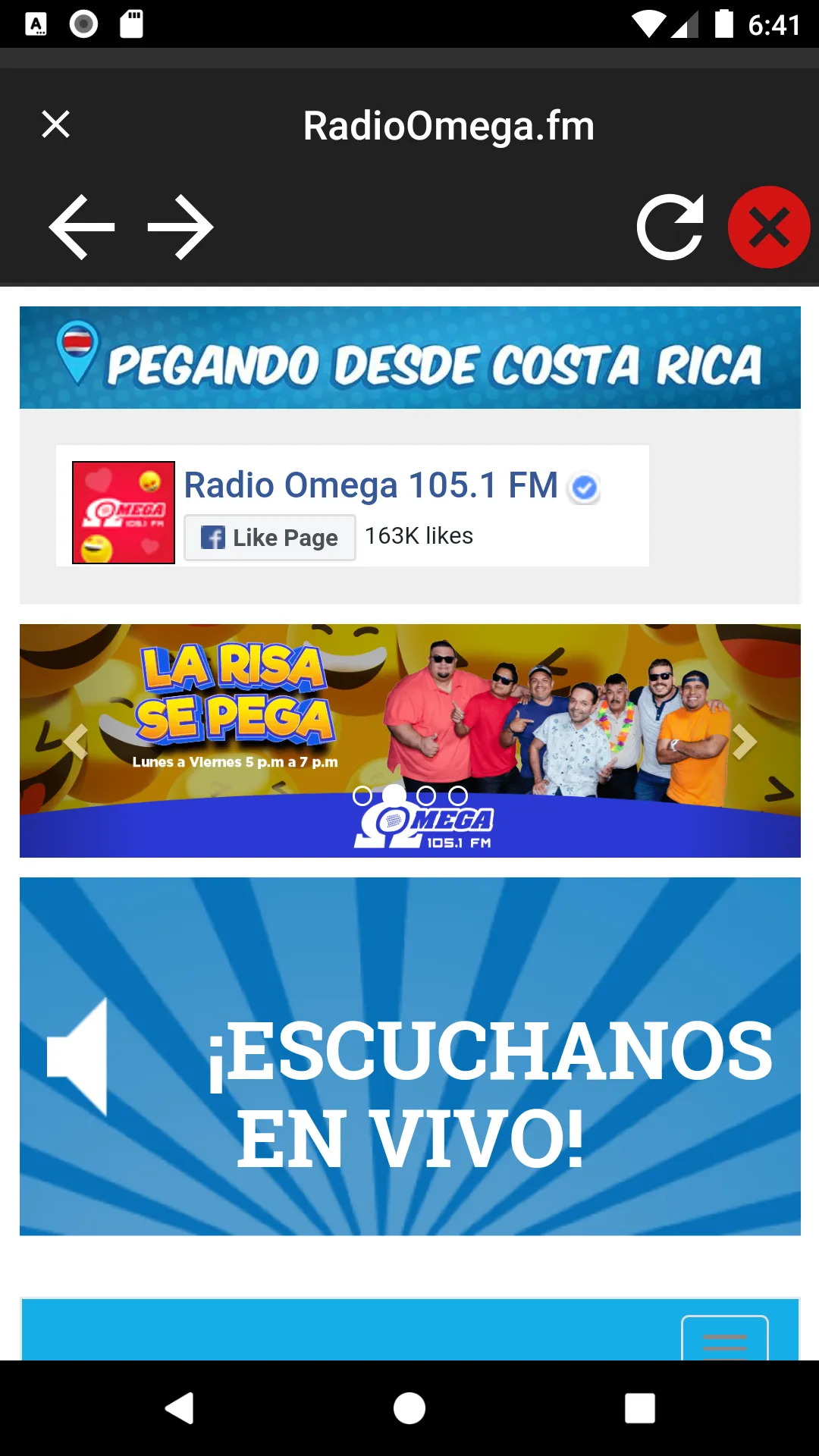 Radio Omega 105.1 | Indus Appstore | Screenshot