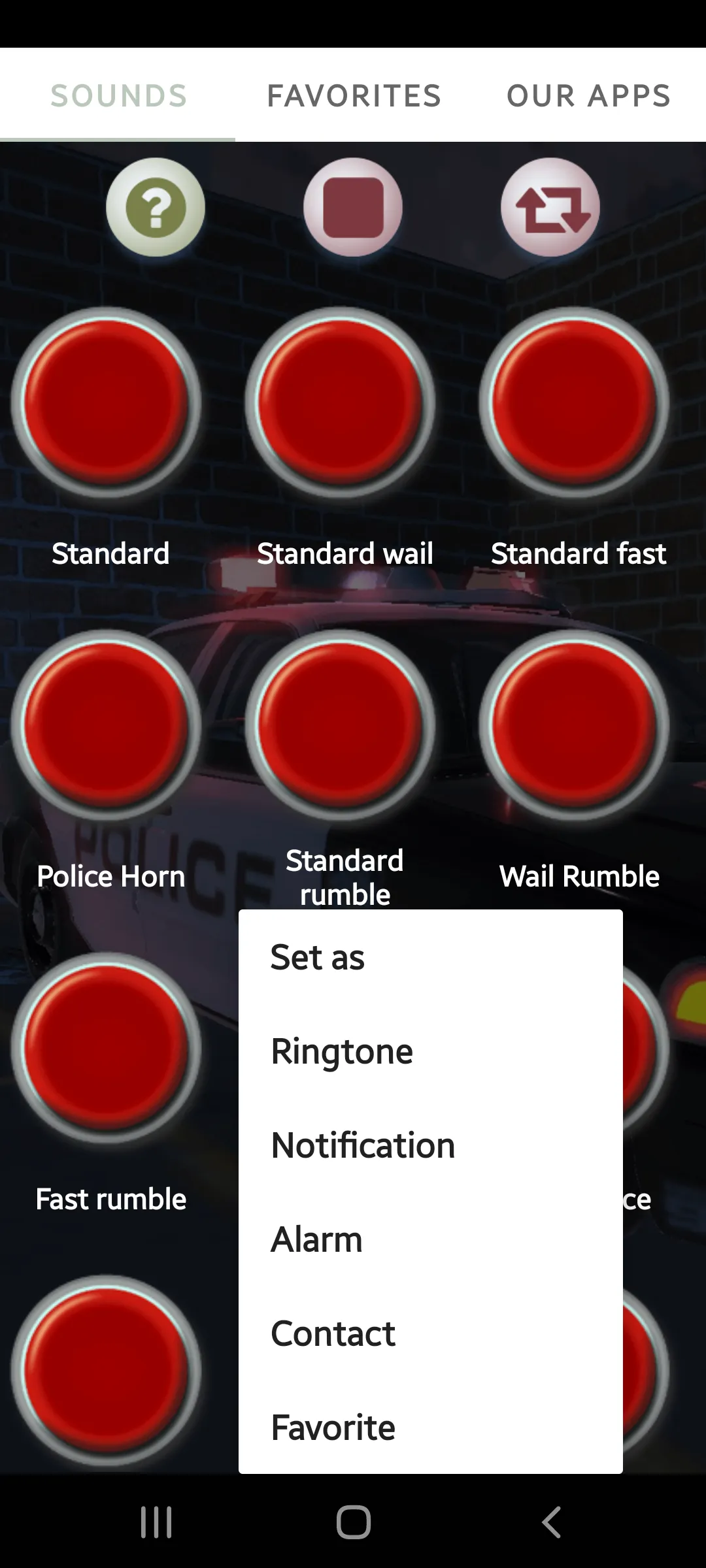 Police Siren Ringtones | Indus Appstore | Screenshot