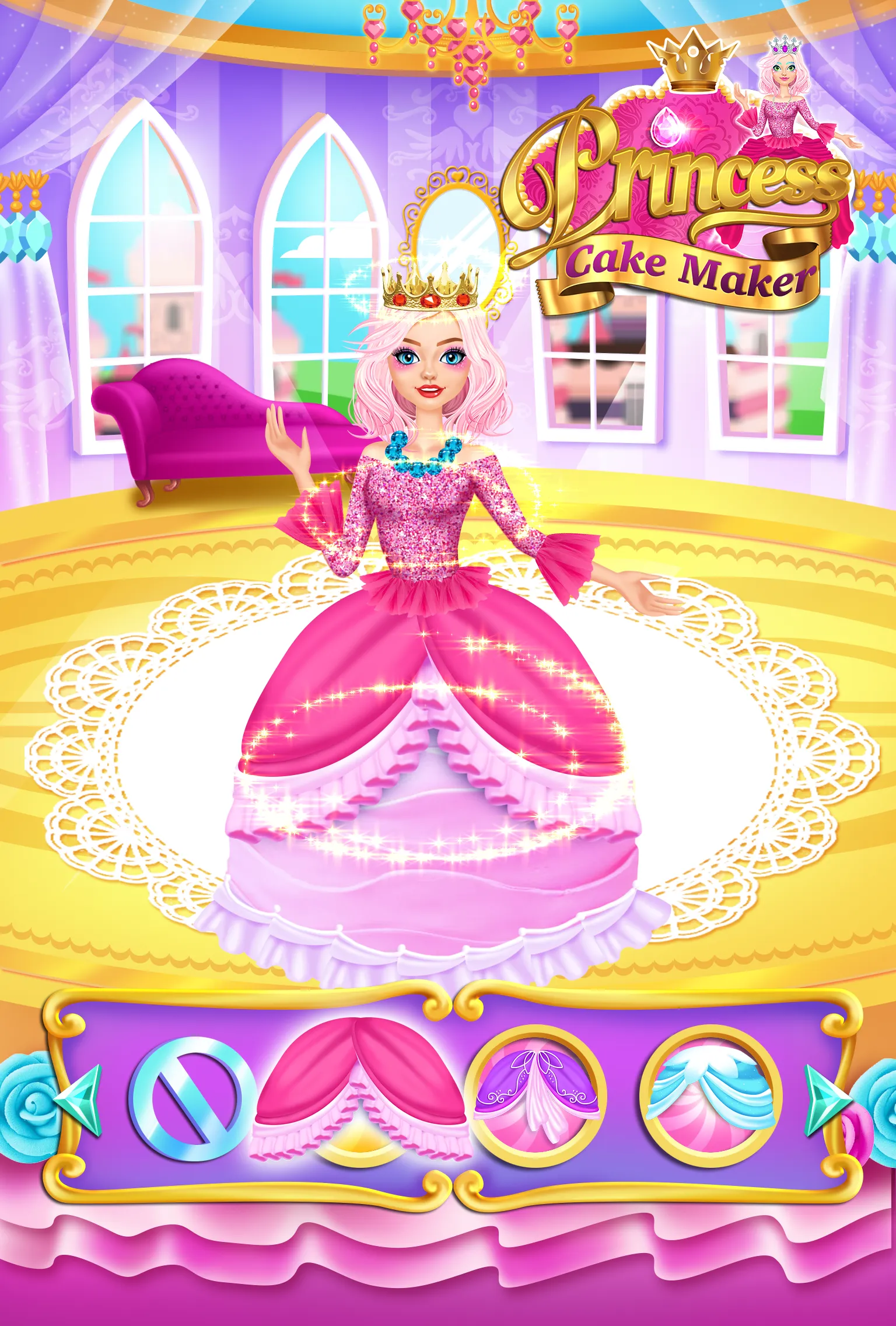 Rainbow Princess Cake Maker | Indus Appstore | Screenshot