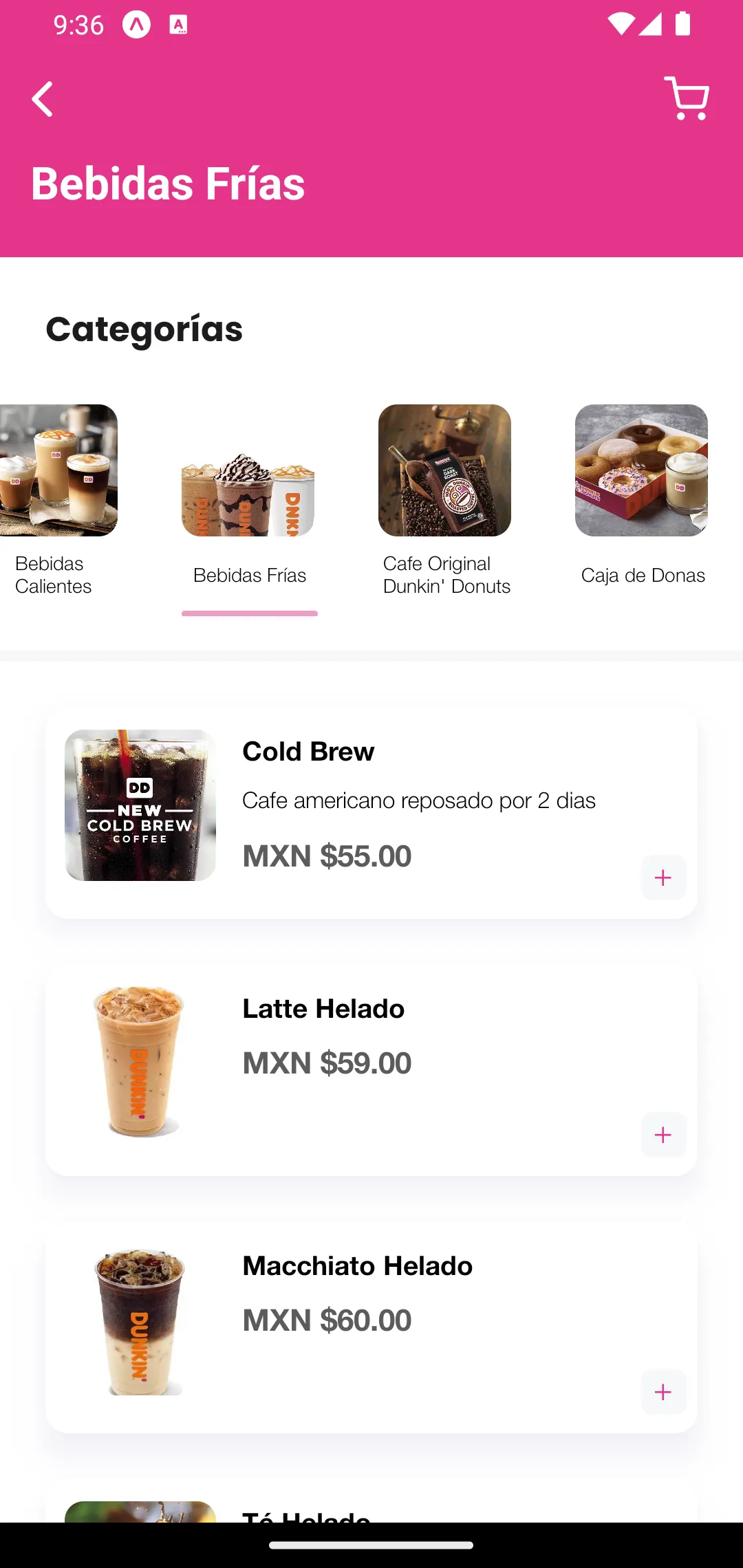 Dunkin Donuts Coffee MX | Indus Appstore | Screenshot