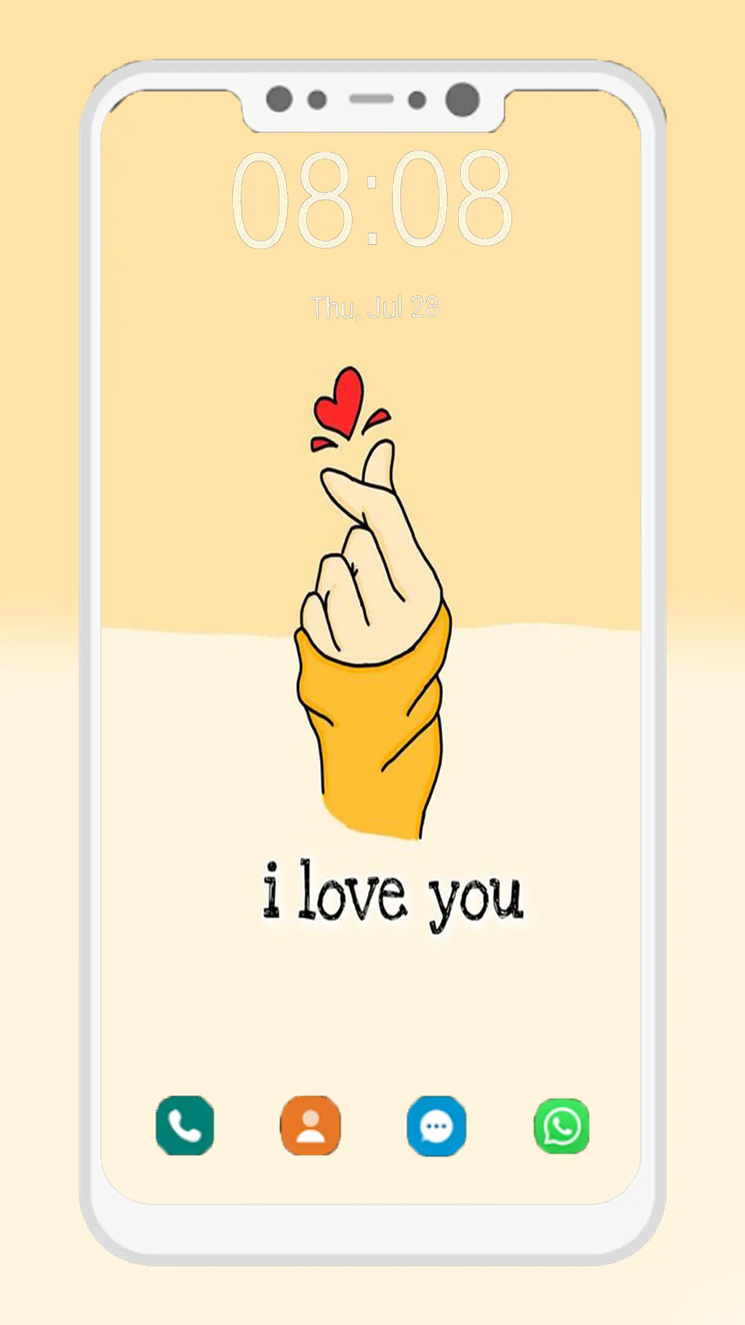 Finger Heart Wallpaper | Indus Appstore | Screenshot