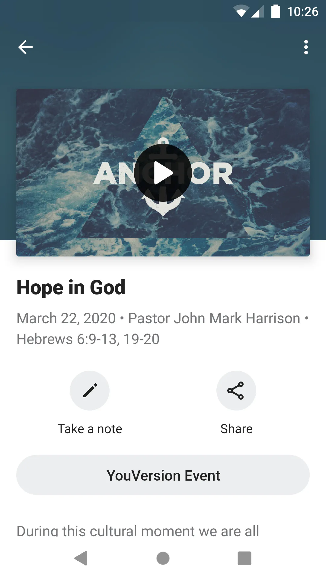 First Baptist Concord | Indus Appstore | Screenshot