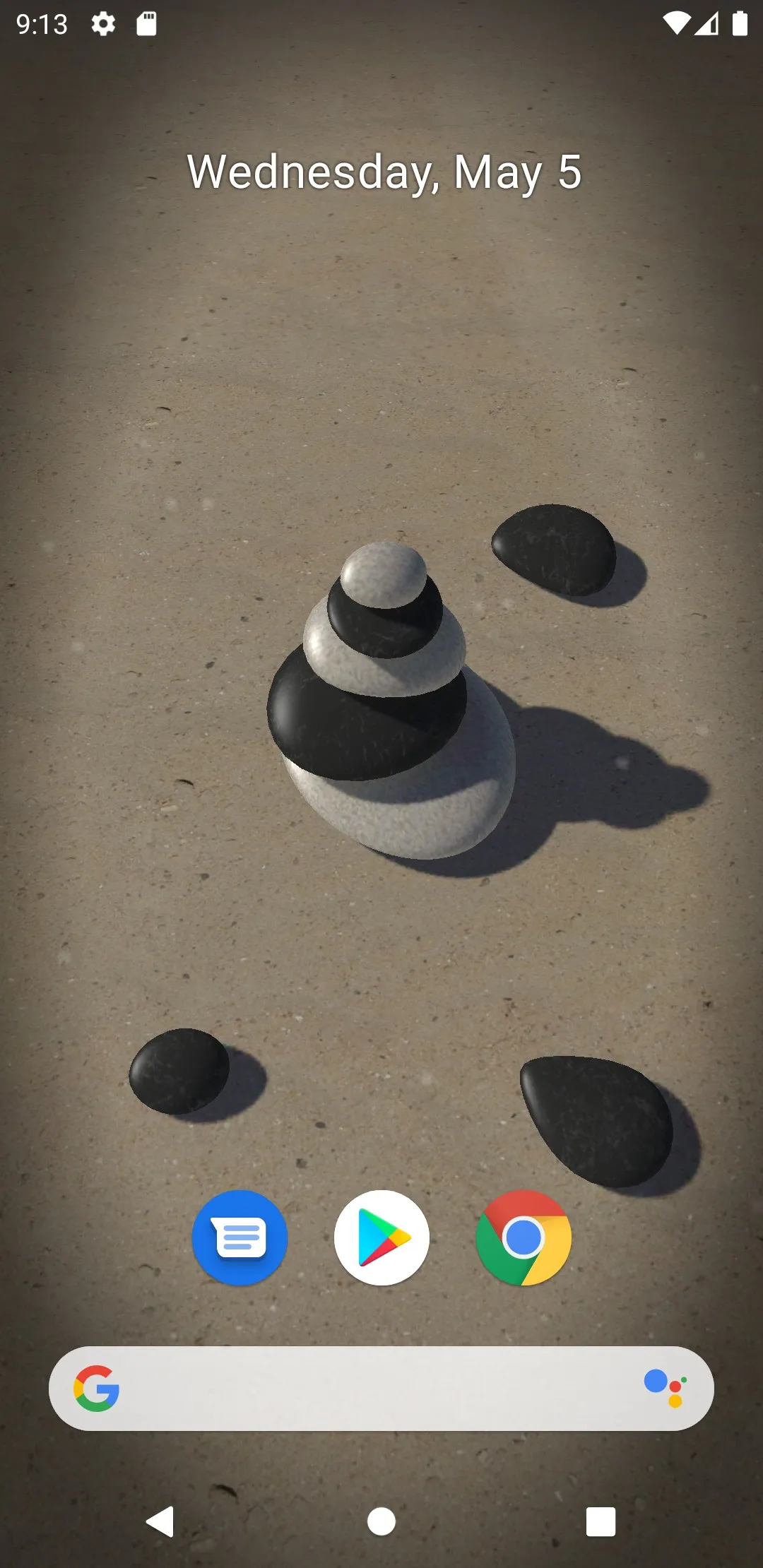 3D Zen Stones Live Wallpaper | Indus Appstore | Screenshot