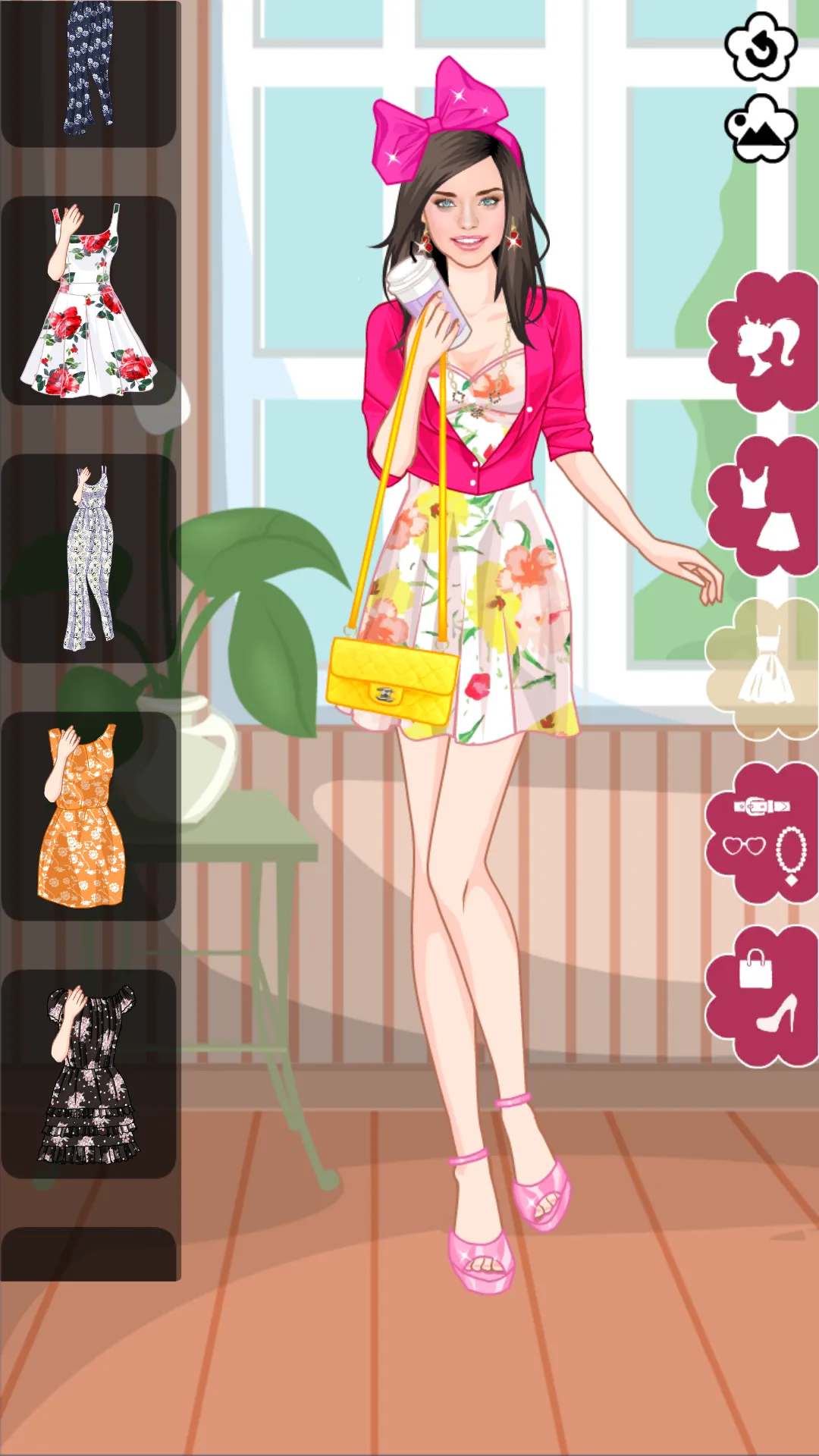 Floral Summer dress up game | Indus Appstore | Screenshot