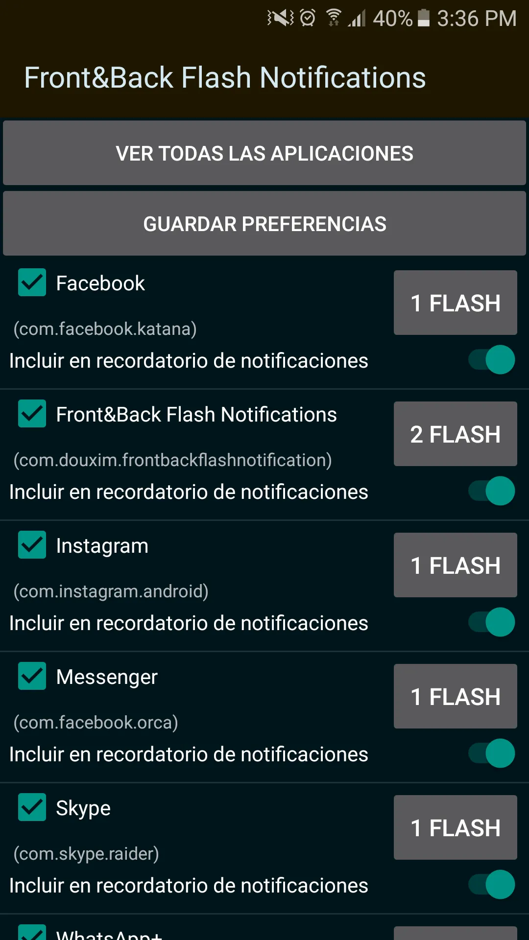 Front&Back Flash Notifications | Indus Appstore | Screenshot