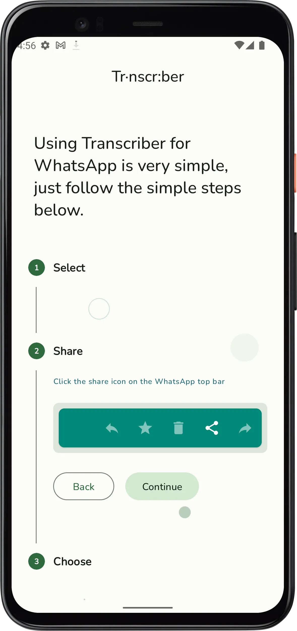 Transcriber for WhatsApp | Indus Appstore | Screenshot