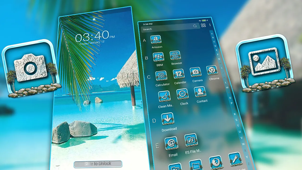 Summer Beach Theme | Indus Appstore | Screenshot