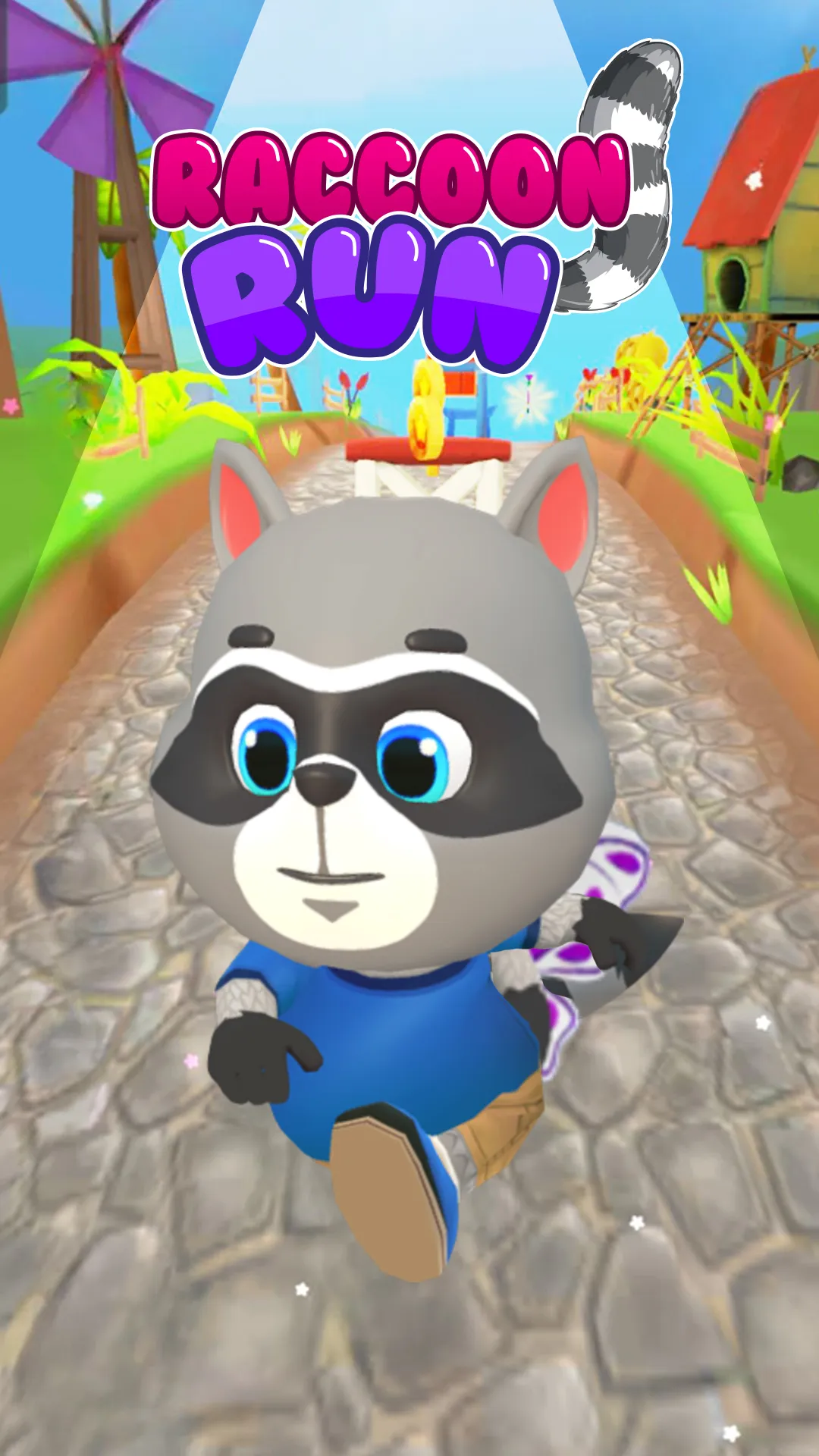 Raccoon Fun Run: Running Games | Indus Appstore | Screenshot