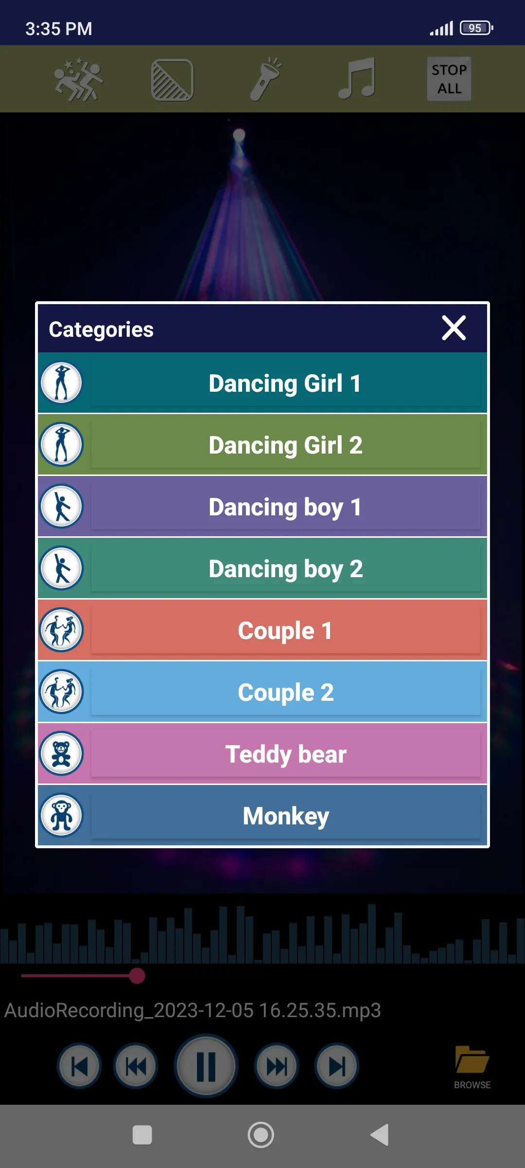 Party Dance Lights Music Flash | Indus Appstore | Screenshot