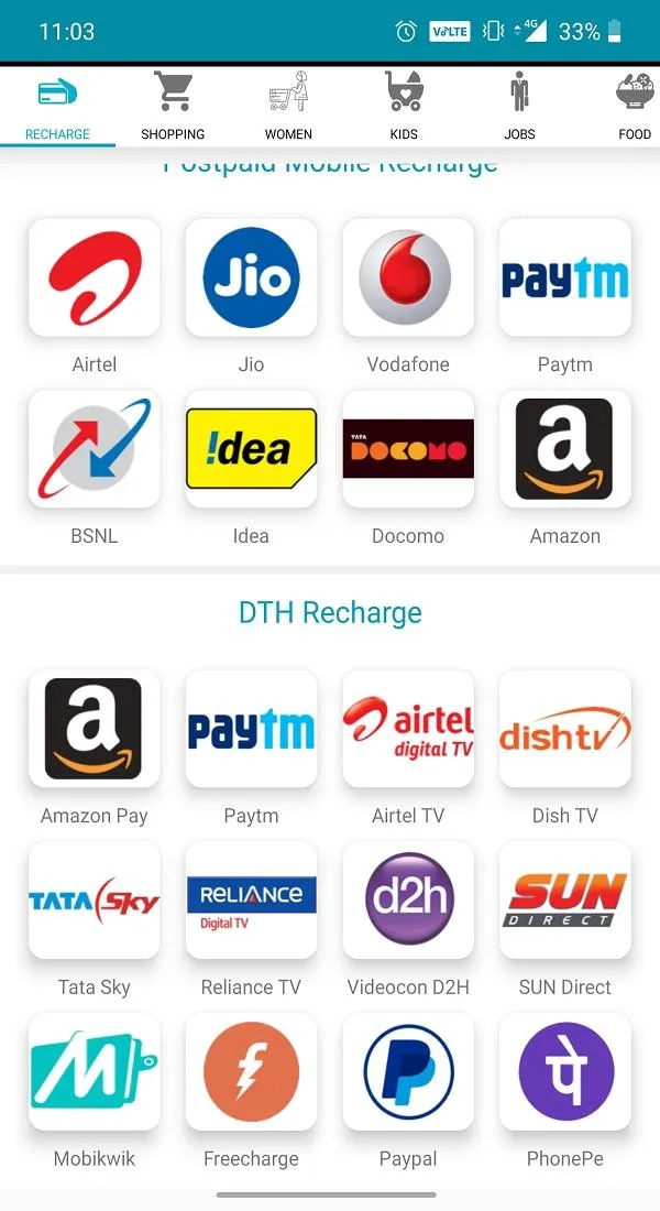 All in One Recharge - Mobile R | Indus Appstore | Screenshot