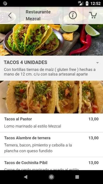 Restaurante Mezcal | Indus Appstore | Screenshot