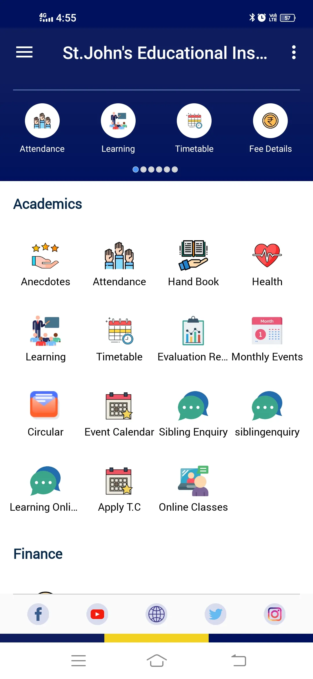 StJohns Parent Portal | Indus Appstore | Screenshot