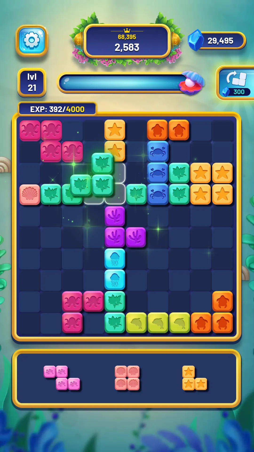 Sea Block 1010 | Indus Appstore | Screenshot