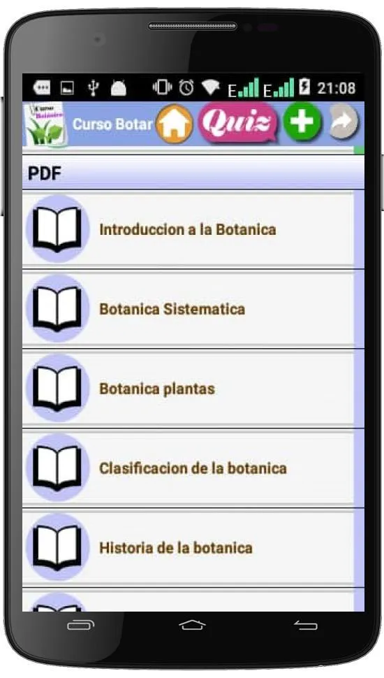 Curso Botánico | Indus Appstore | Screenshot