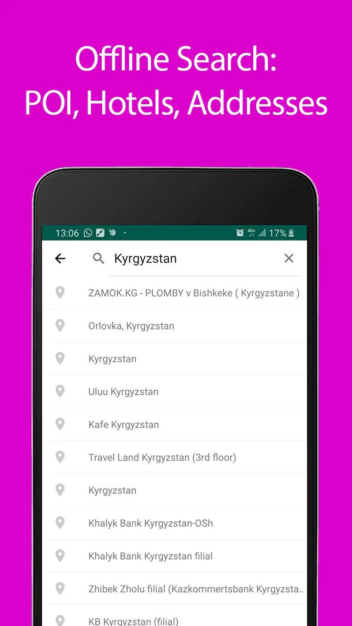 Kyrgyzstan Offline Map and Tra | Indus Appstore | Screenshot