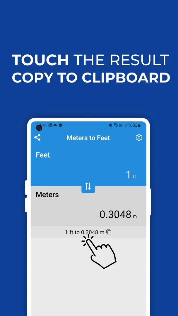 Meters to Feet Converter | Indus Appstore | Screenshot