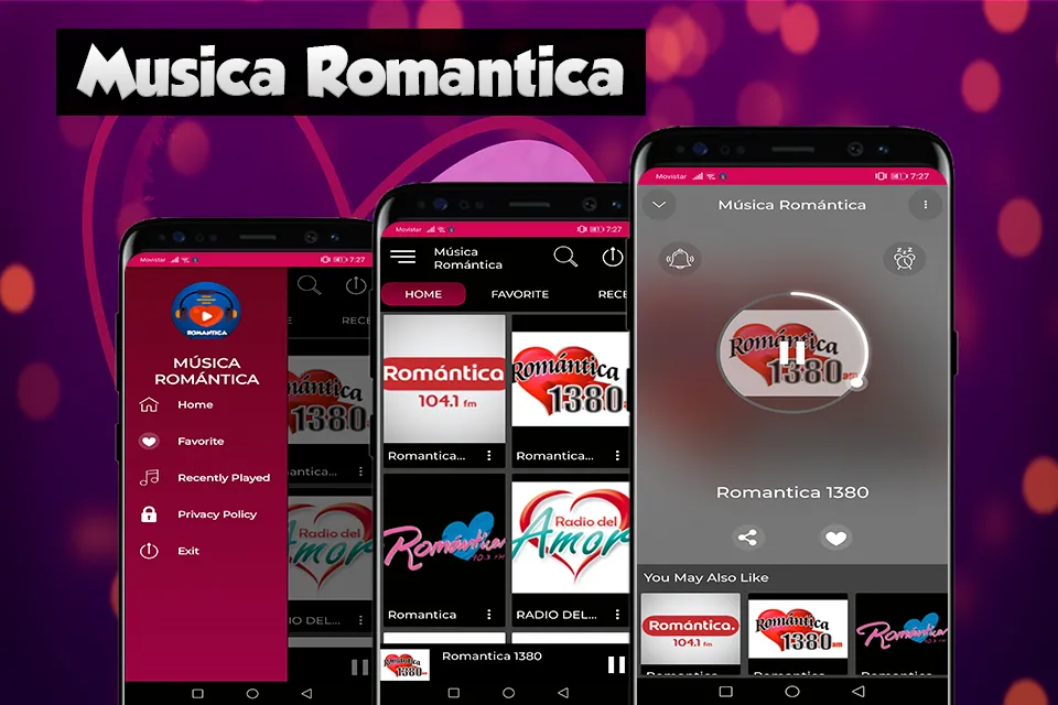 Música Romántica en Español | Indus Appstore | Screenshot