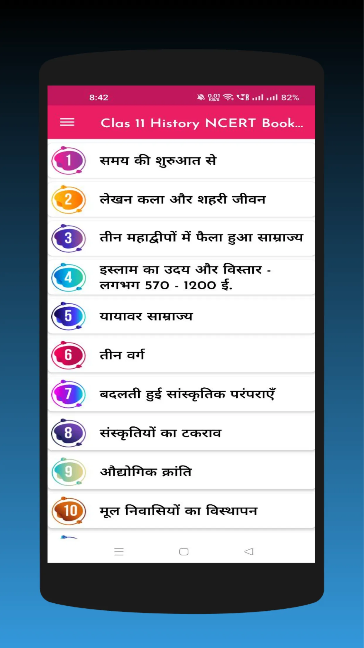 Class 11 History Ncert BooK | Indus Appstore | Screenshot