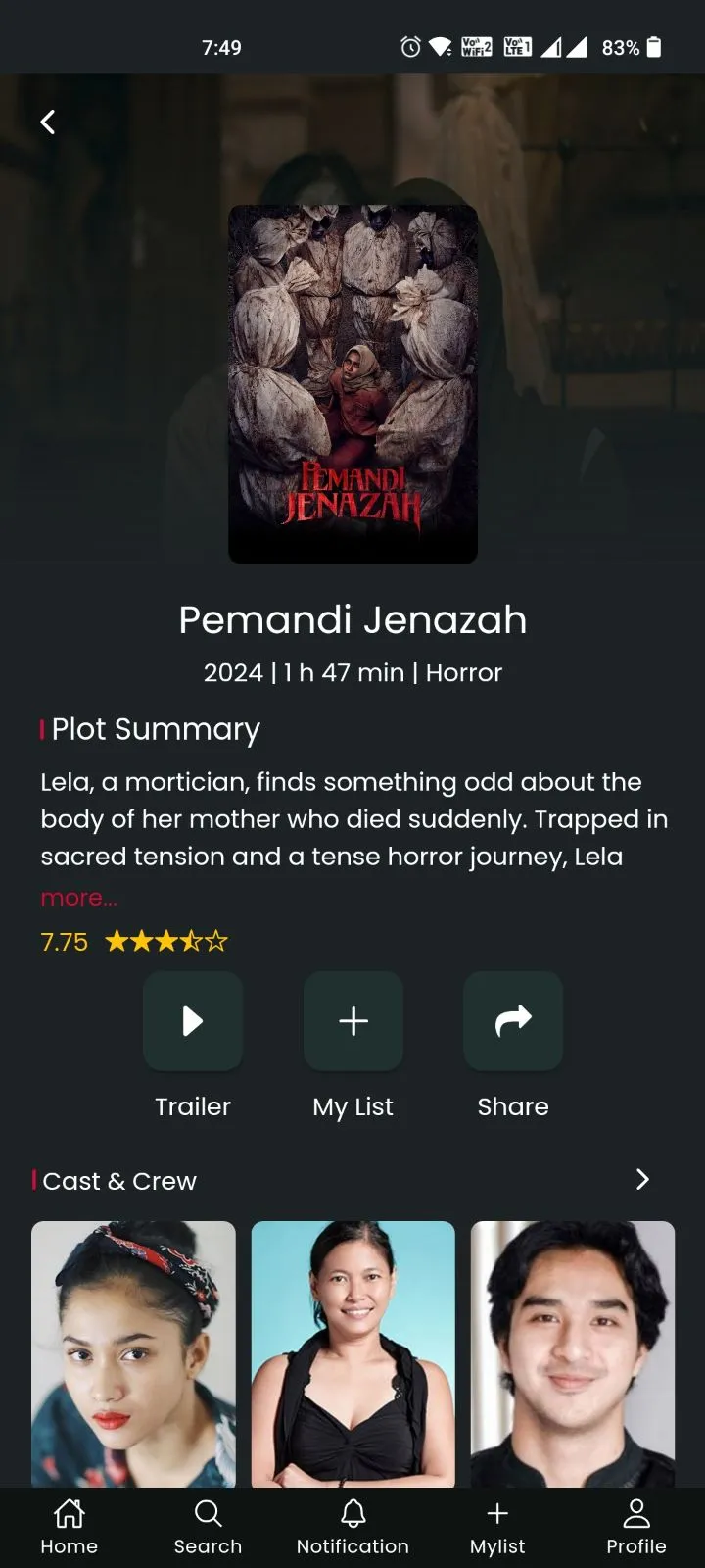 Horror Movies | Indus Appstore | Screenshot