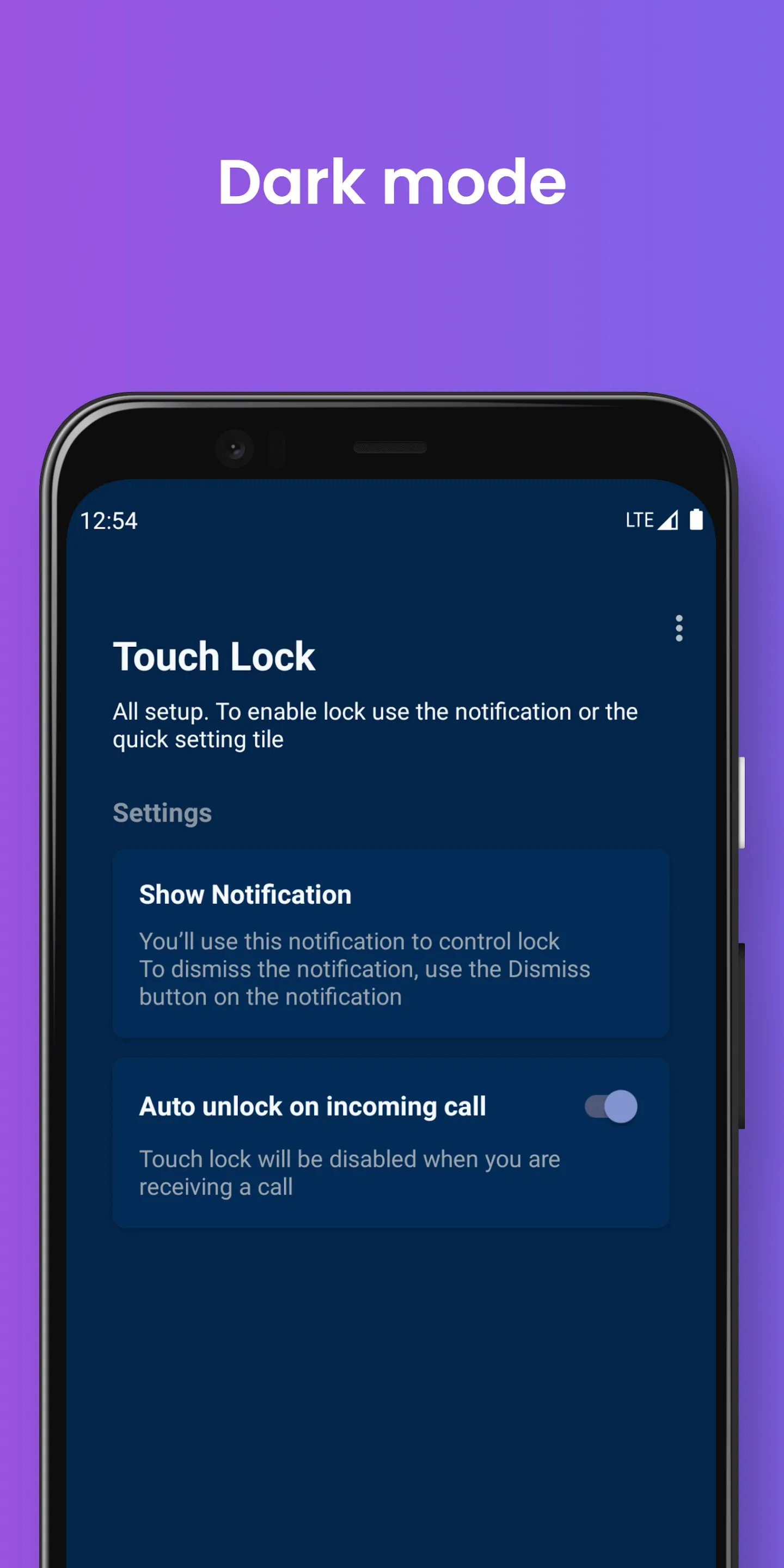 Touch Lock - Disable Touch | Indus Appstore | Screenshot