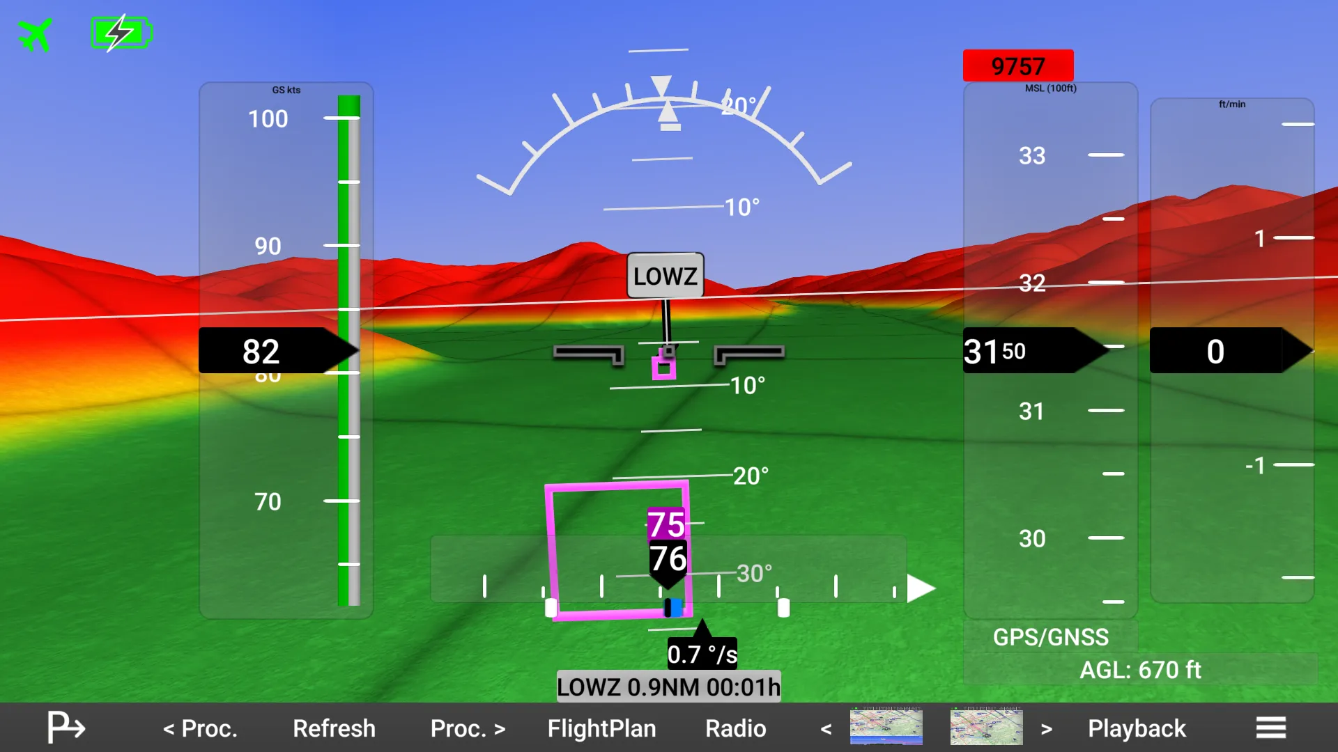 Horizon Portable Glass Cockpit | Indus Appstore | Screenshot