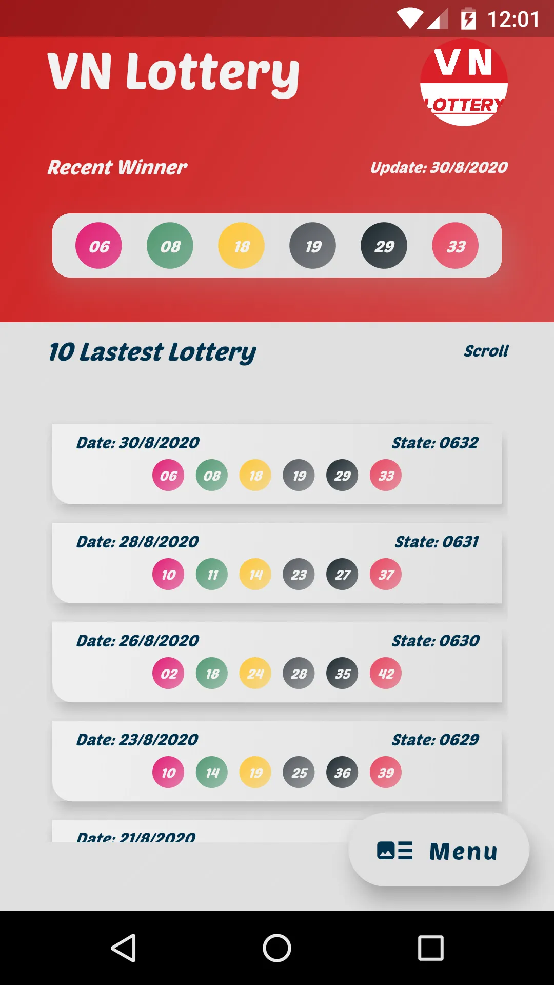 VN Lottery - Tra cứu, phân tíc | Indus Appstore | Screenshot