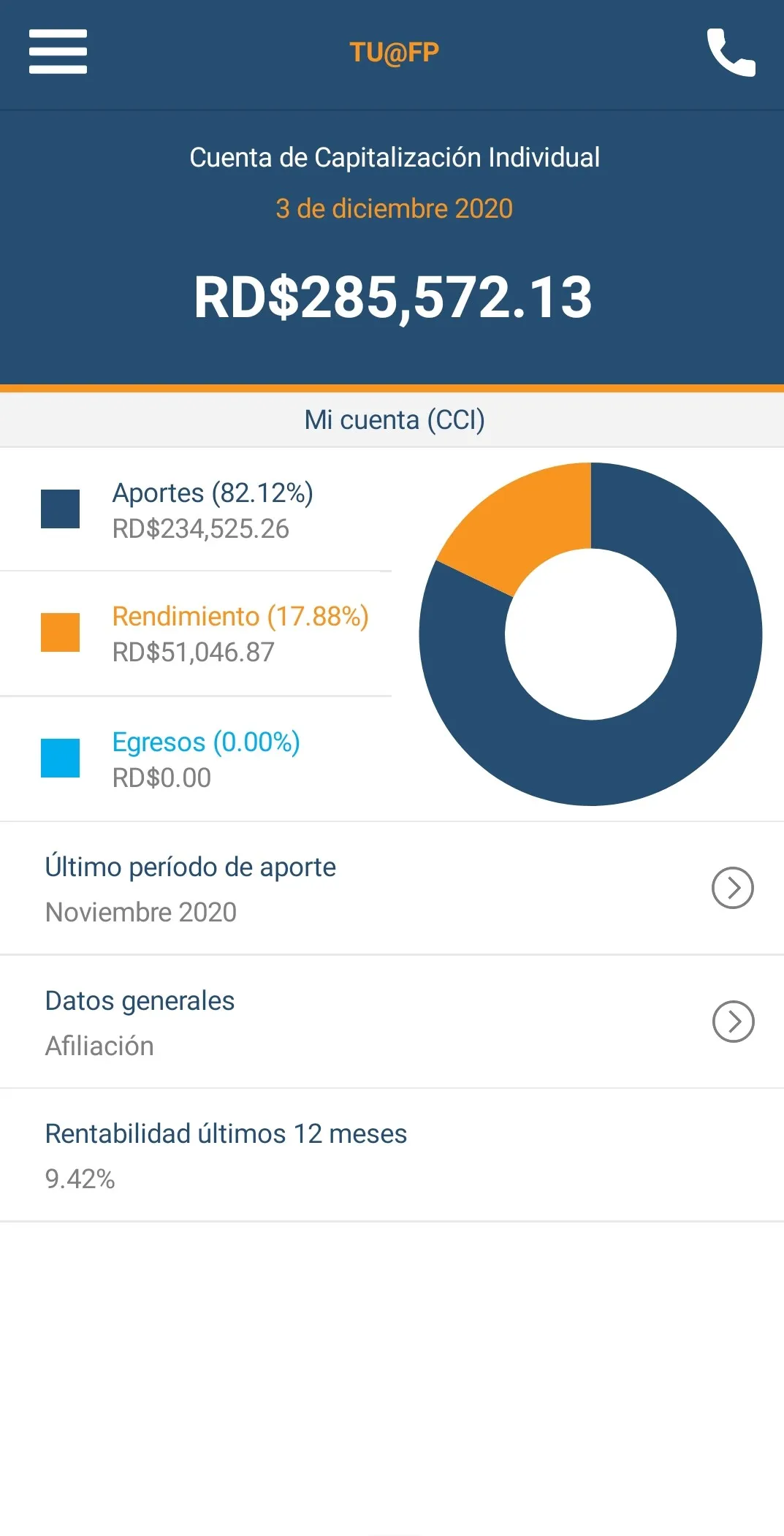 AFP Reservas | Indus Appstore | Screenshot