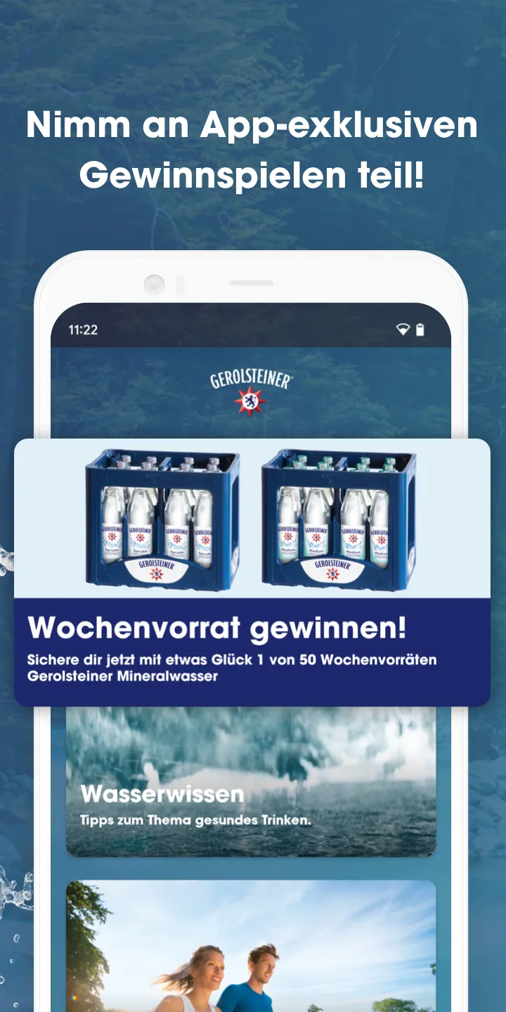 Gerolsteiner - Wasser trinken | Indus Appstore | Screenshot