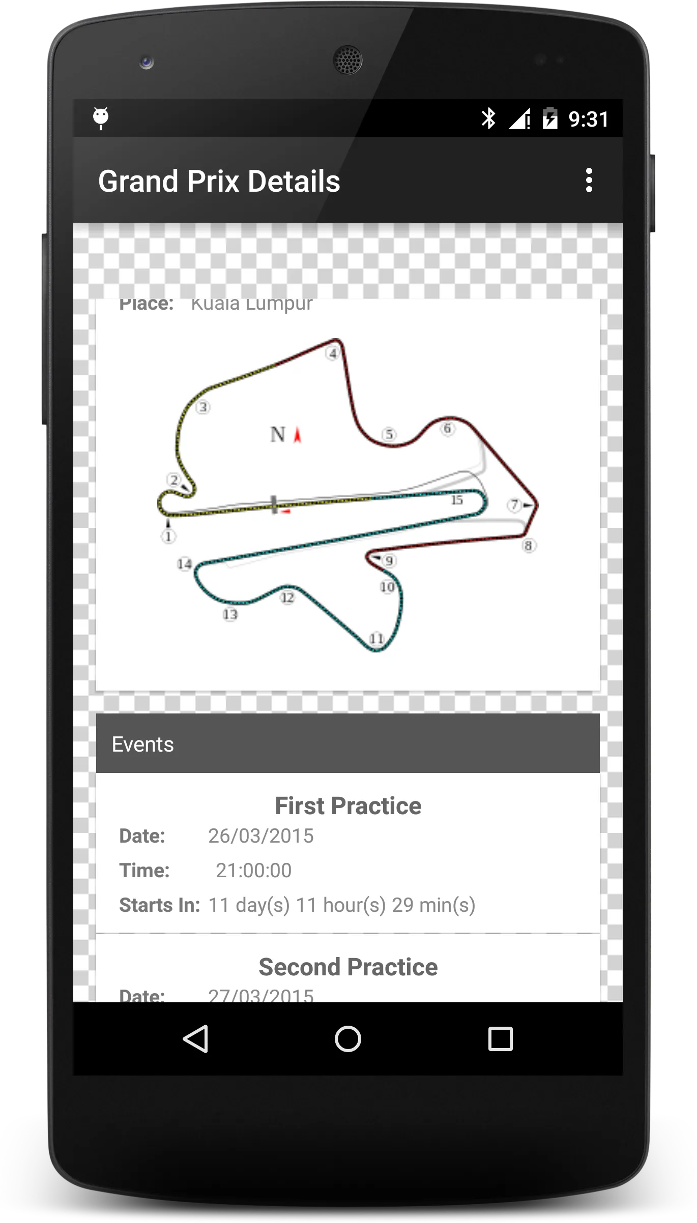 Formula Race Calendar 2024 | Indus Appstore | Screenshot