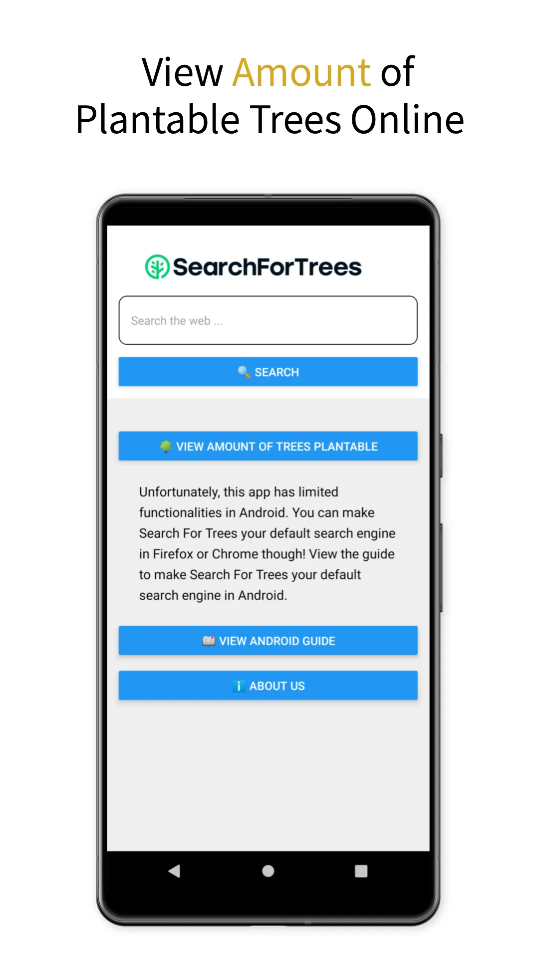 Search For Trees Search Engine | Indus Appstore | Screenshot