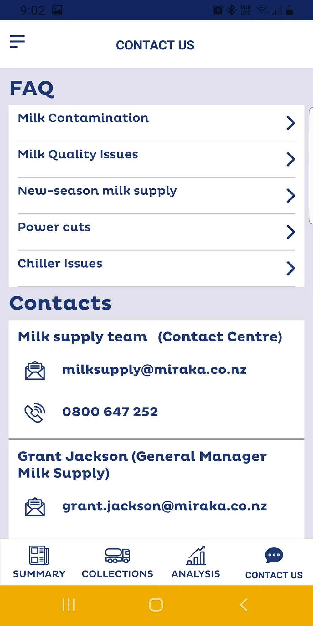 Miraka Milk Quality Analyser | Indus Appstore | Screenshot