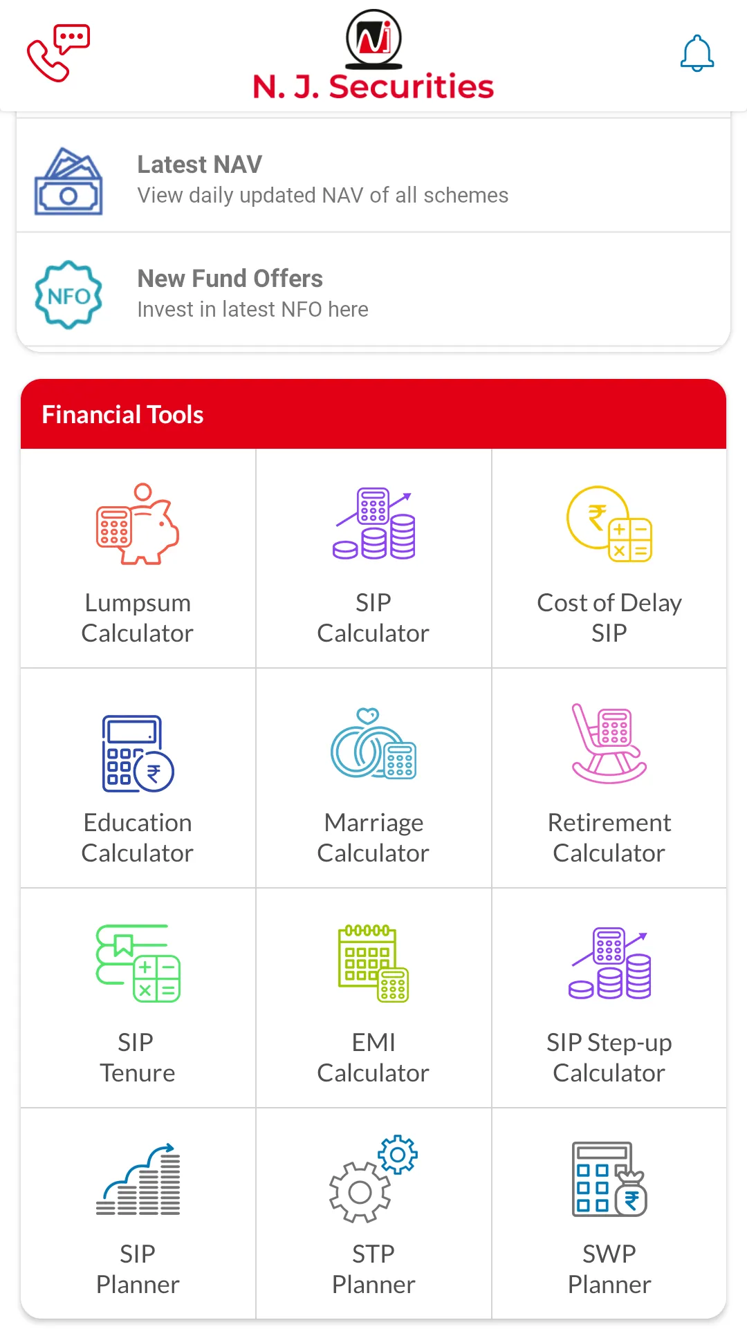 NJ Securities | Indus Appstore | Screenshot