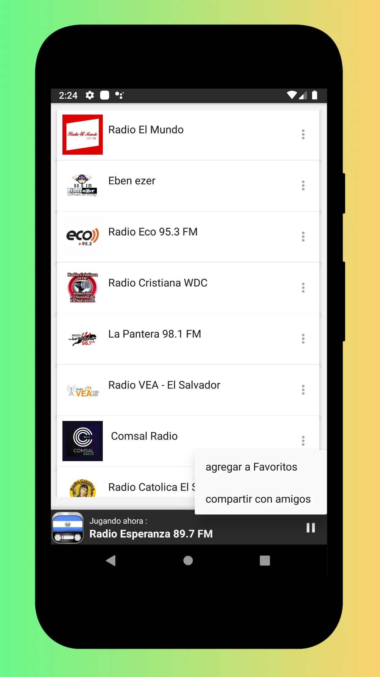 Radio El Salvador - Radio FM | Indus Appstore | Screenshot