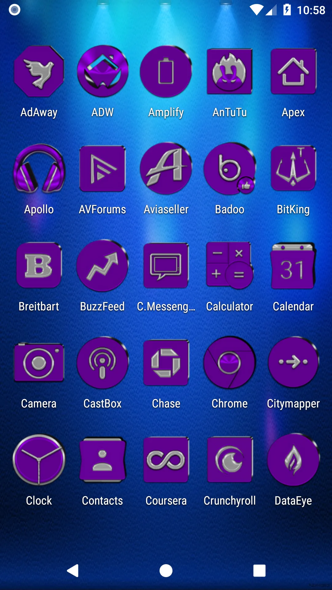 Purple Icon Pack | Indus Appstore | Screenshot