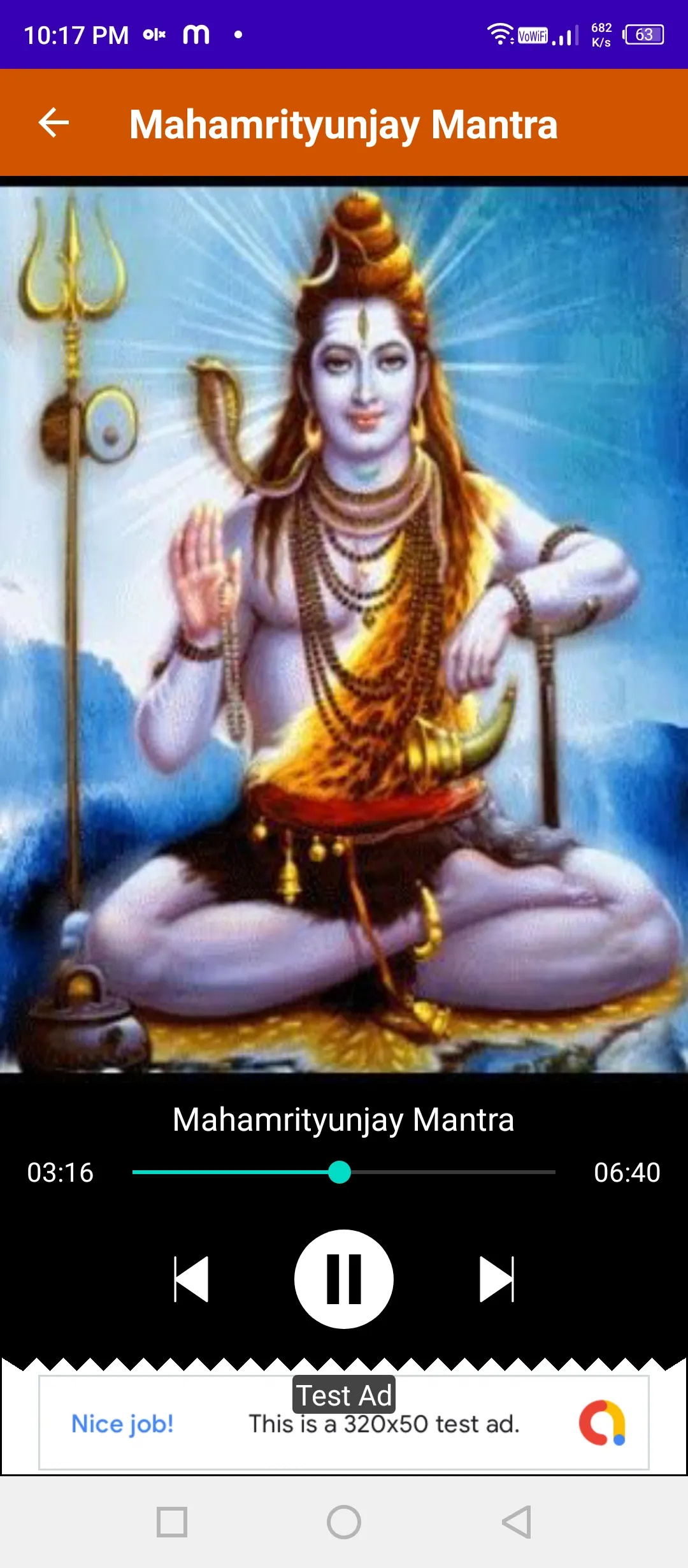 Mahamrityunjay Mantra | Indus Appstore | Screenshot