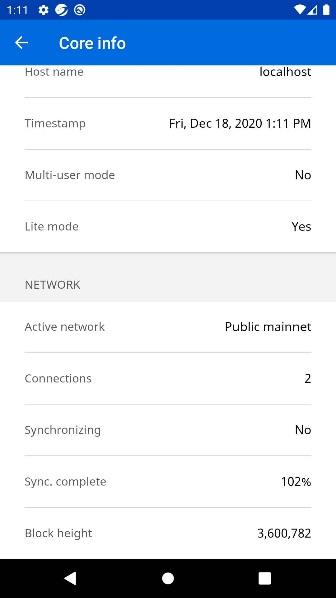 Nexus Blockchain Mobile Wallet | Indus Appstore | Screenshot