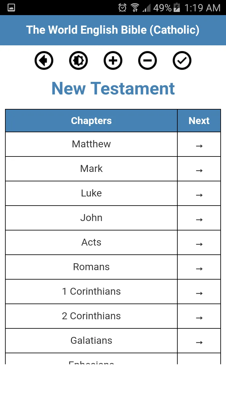World English Bible (Catholic) | Indus Appstore | Screenshot