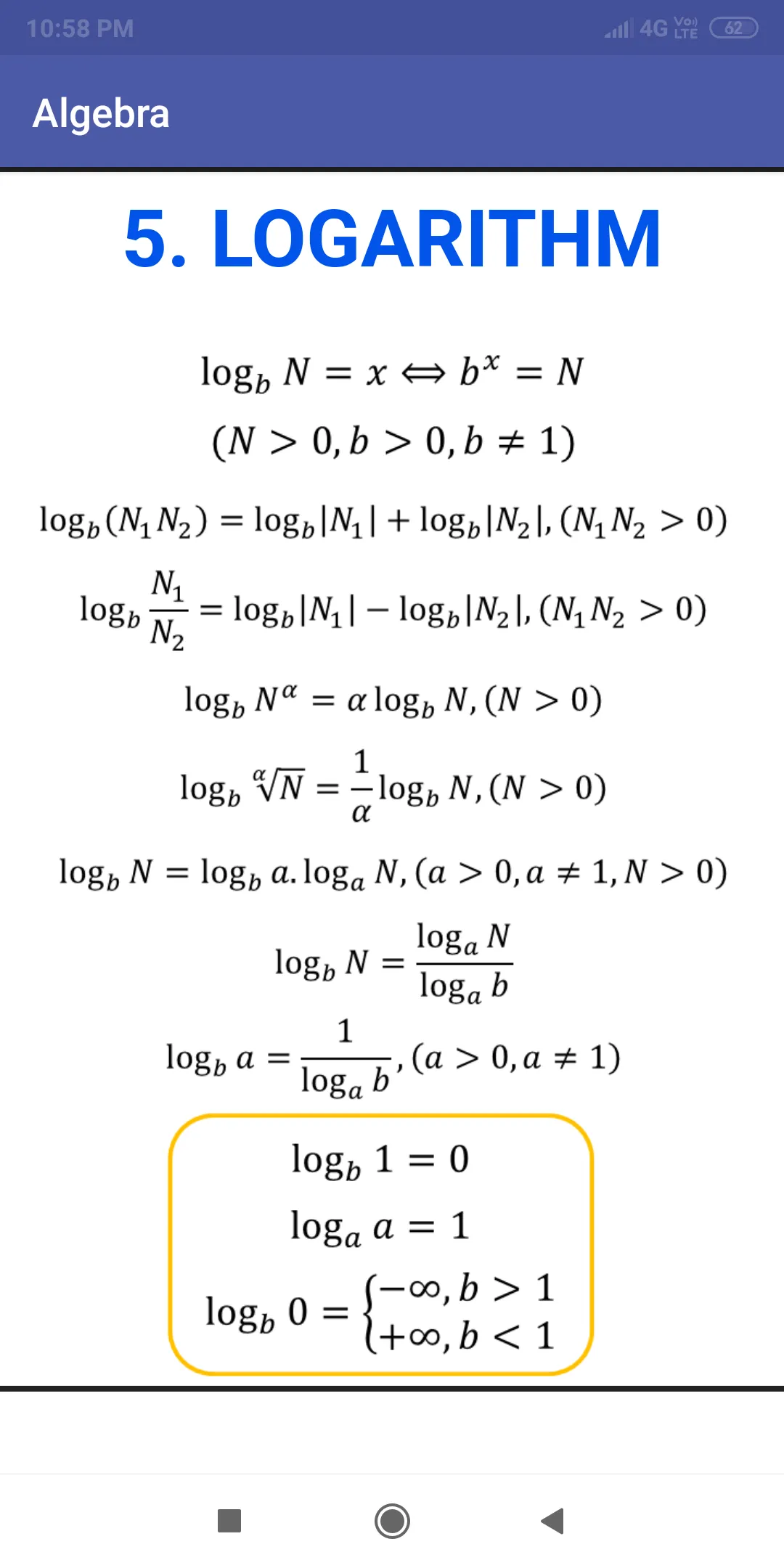 All Math Formulas | Indus Appstore | Screenshot