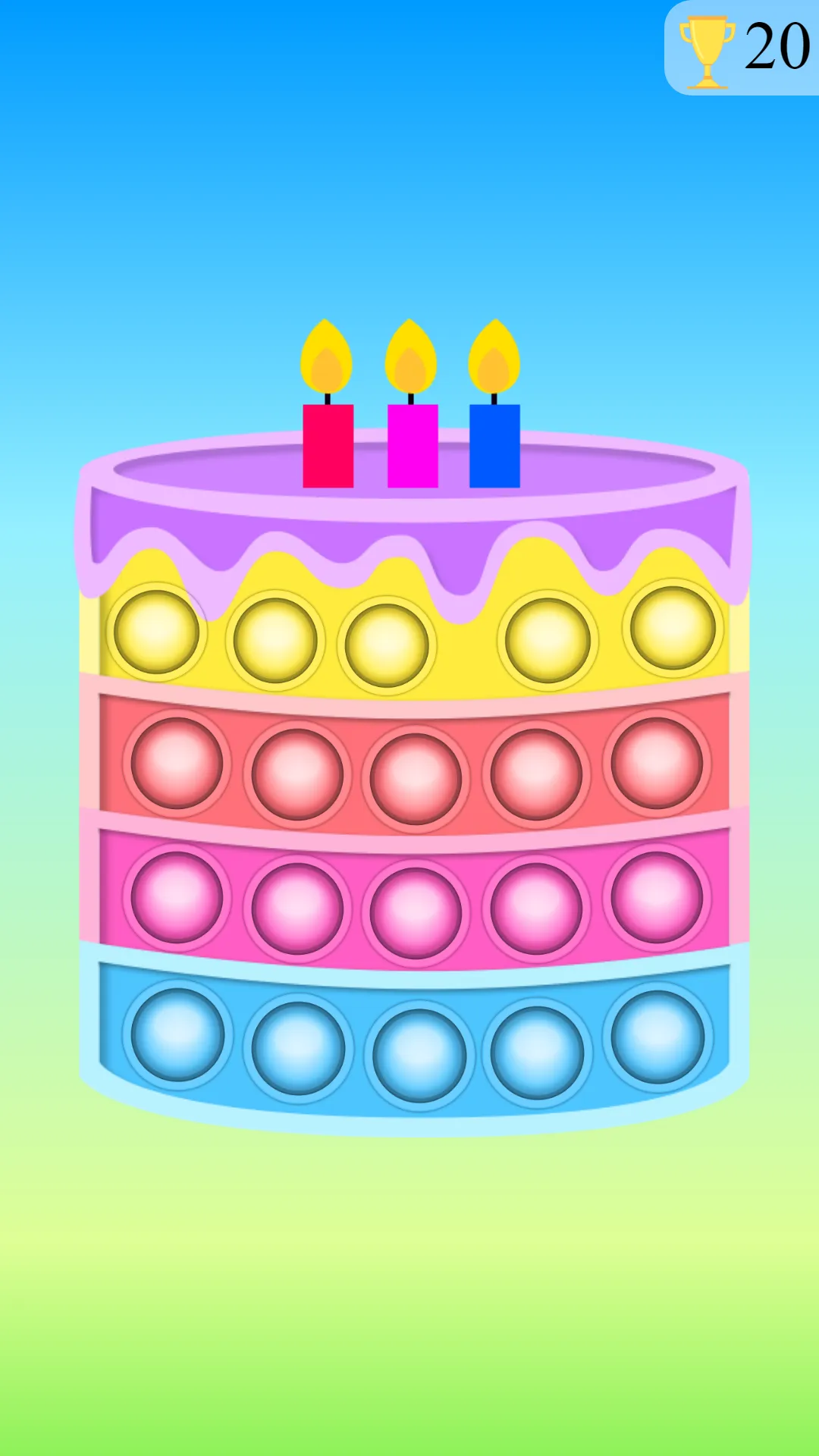 Pop It Cake Game | Indus Appstore | Screenshot