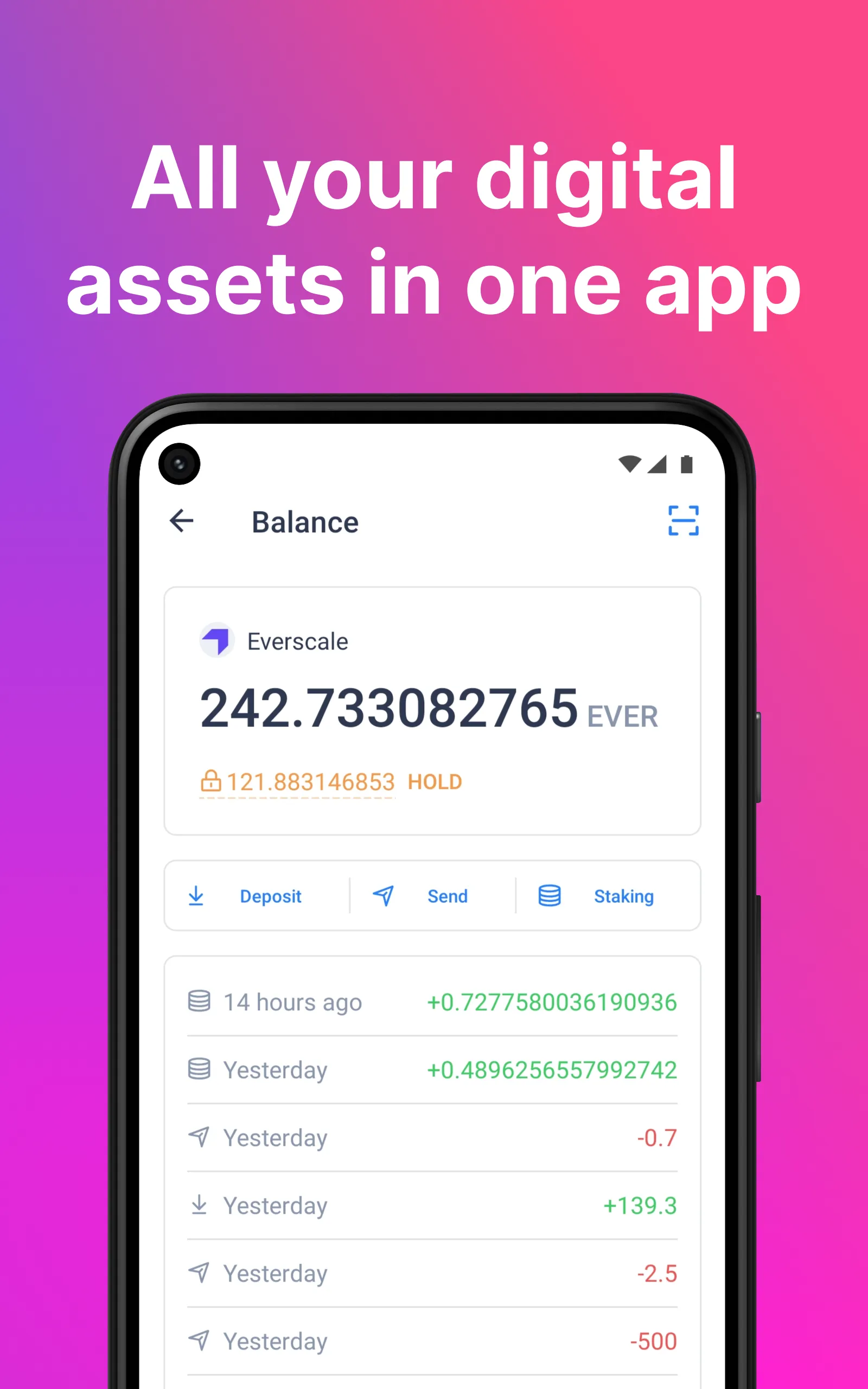 Koshelek. Crypto wallet & p2p | Indus Appstore | Screenshot