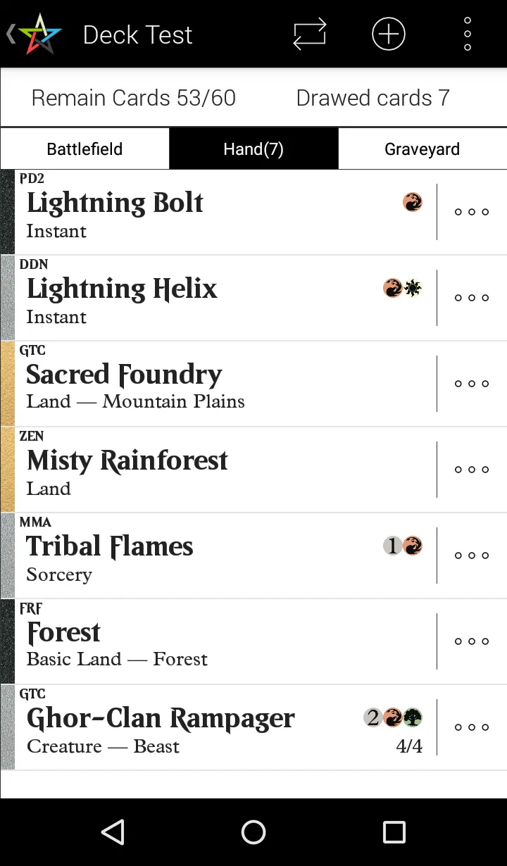 MTG Unofficial | Indus Appstore | Screenshot