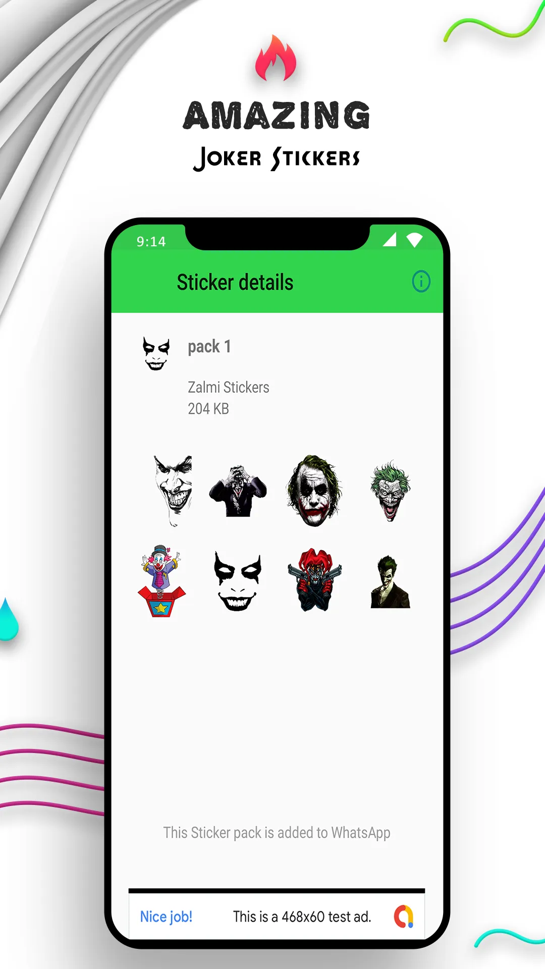 WAStickerApps - Joker Stickers | Indus Appstore | Screenshot