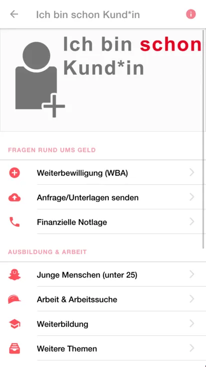 Jobcenter Berlin Mitte mobil | Indus Appstore | Screenshot