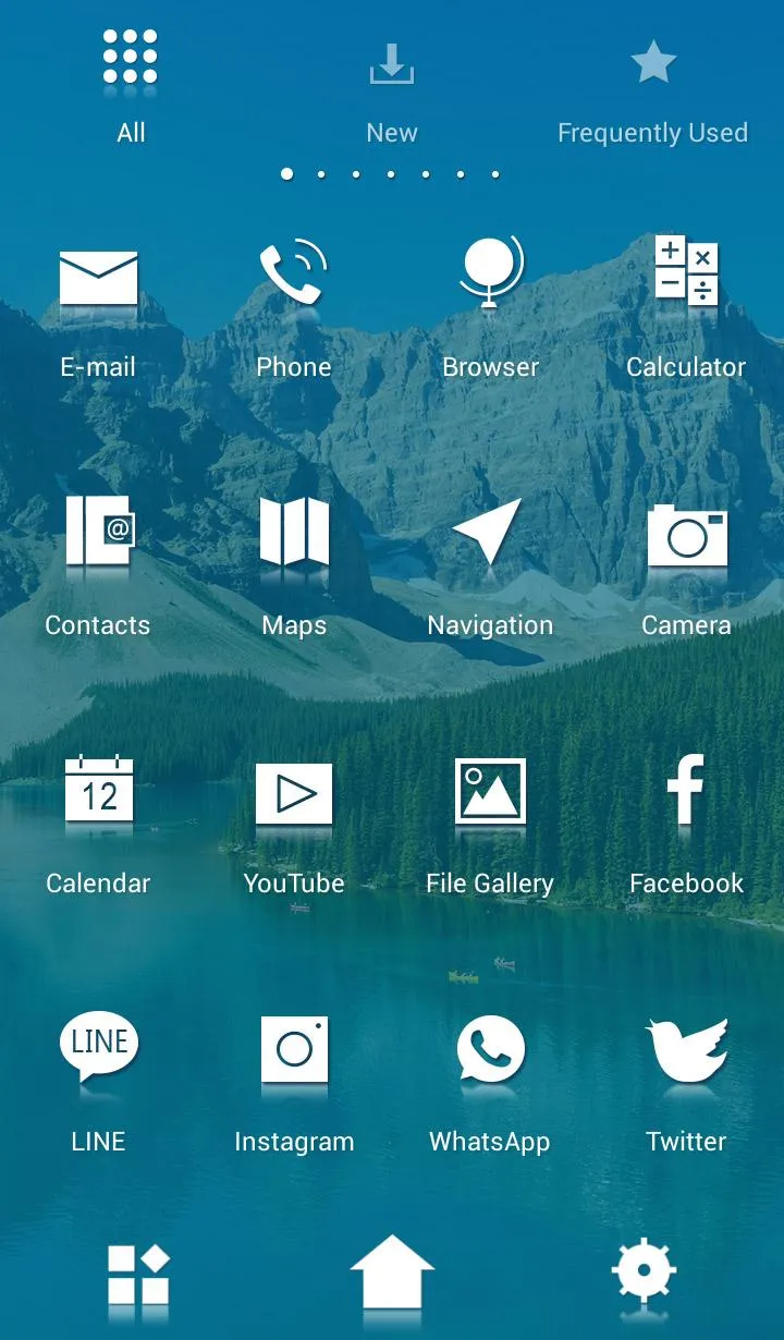 Moraine Lake Theme | Indus Appstore | Screenshot