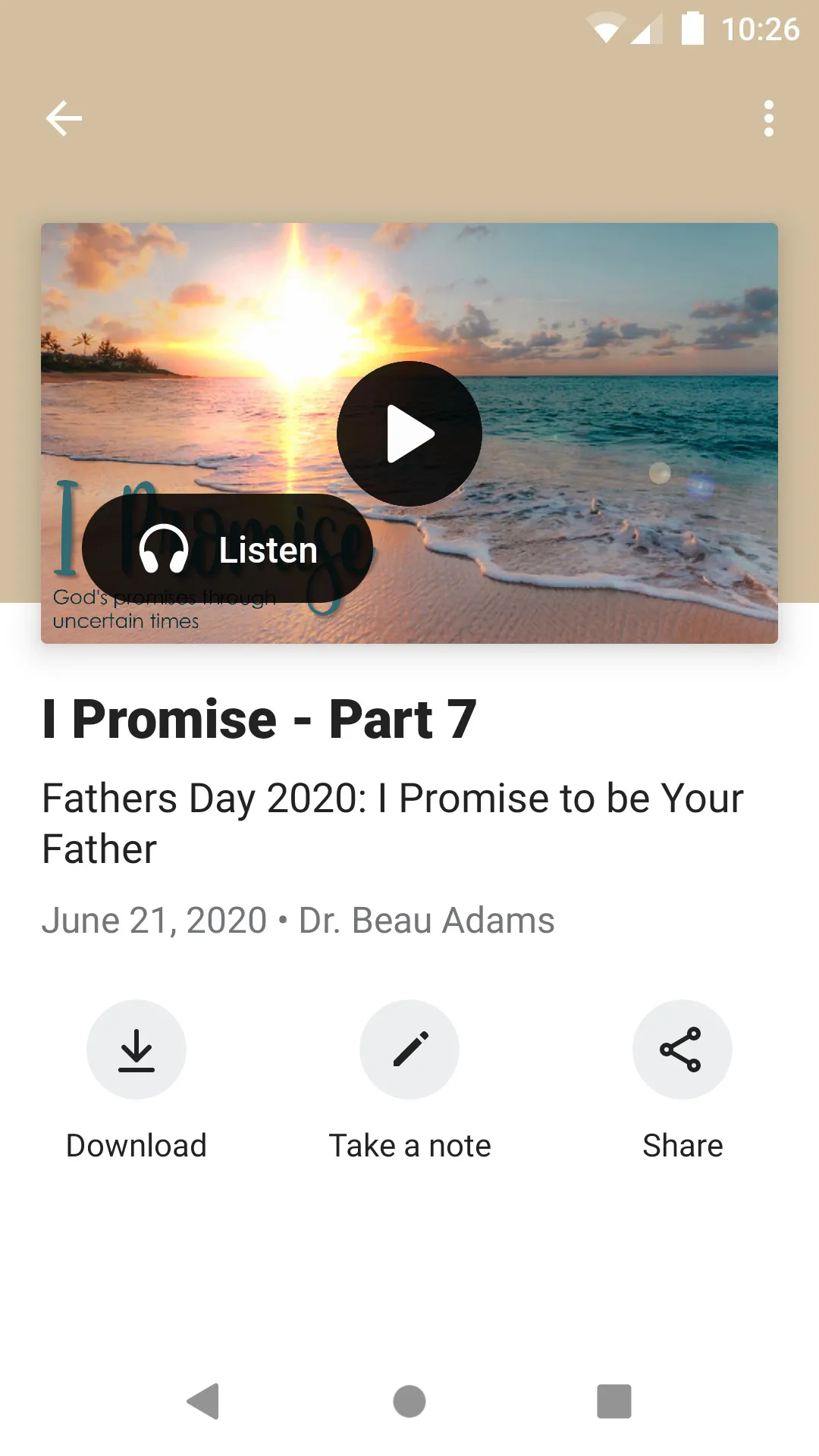 Community Bible Church | Indus Appstore | Screenshot